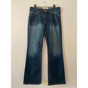 Ariat Real Denim Jeans Women's size 33 Regular Dark Wash Perfect Rise Boot Cut